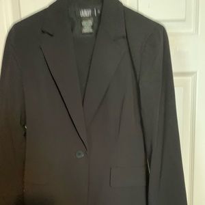 Black pantsuit by Laundry